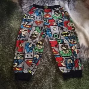 Justice league pajama pants for boys size 5